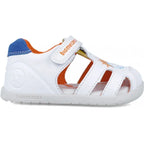 Biomecanics sandale baieti 24-26 Napa Blanco Y Azul cu soare si nori