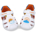 Biomecanics sandale baieti 19-23 Napa Blanco Y Azul cu soare si nori