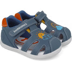 Biomecanics sandale baieti 19-23 Sauvage Ocean cu soare si nori