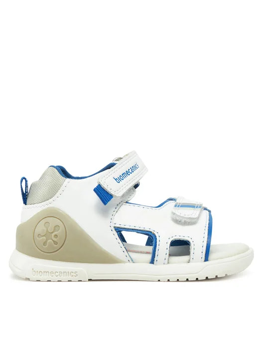 Biomecanics sandale baieti 19-25 Napa Blanco cu albastru