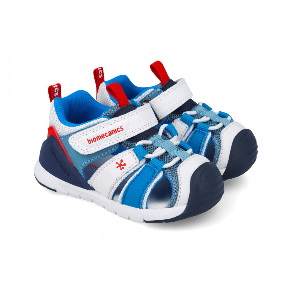 Biomecanics sandale baieti 19-25 Rejilla Blanco Y Azul Imagine principală a produsului
