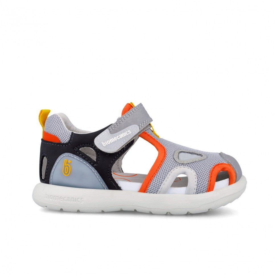 Biomecanics sandale baieti 25-34 Rejilla Gris Y Naranja