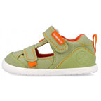 Biomecanics sandale baieti Barefoot din panza canvas 19-26 Pique Verde