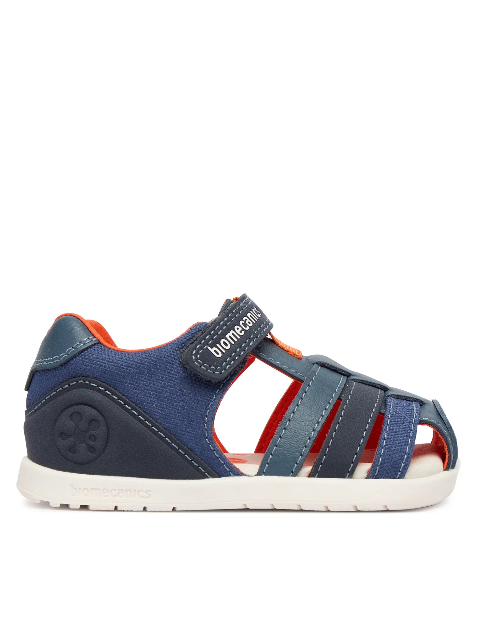 Biomecanics sandale baieti Barefoot Primii Pasi cu varf protejat 19-26 Sauvage Petrol