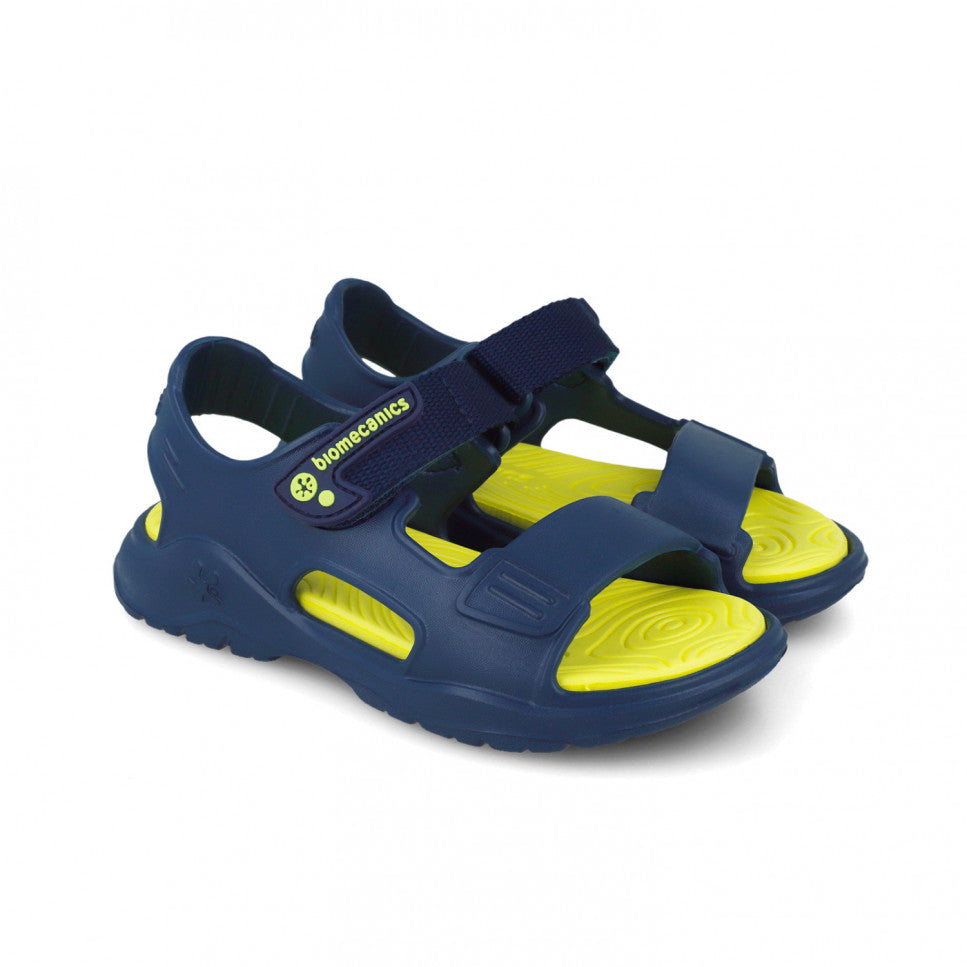 Biomecanics sandale baieti de plaja 24-34 Mat Azul-Lime