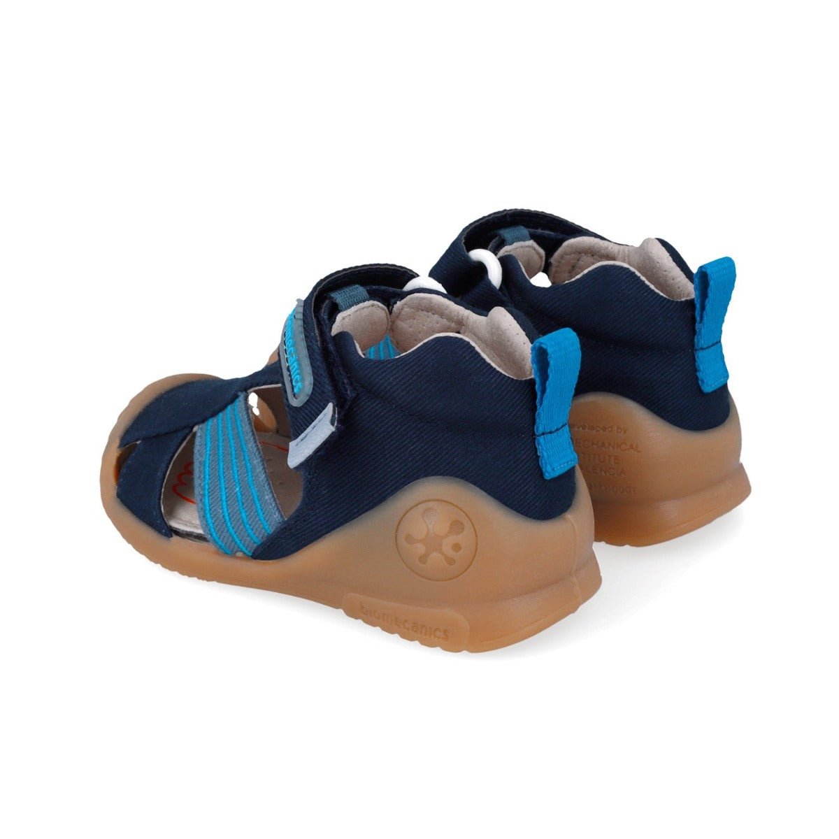 Biomecanics sandale baieti din panza 18-24 Gabardina Azul Marino