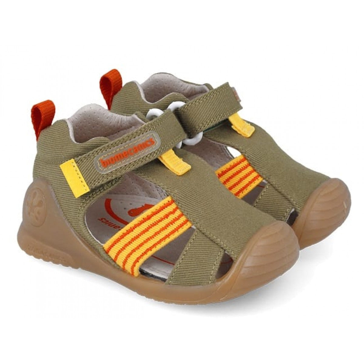 Biomecanics sandale baieti din panza 18-24 Gabardina Kaky