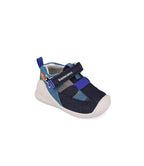 Biomecanics sandale baieti din panza 18-24 Pique Azul Marin cu stea