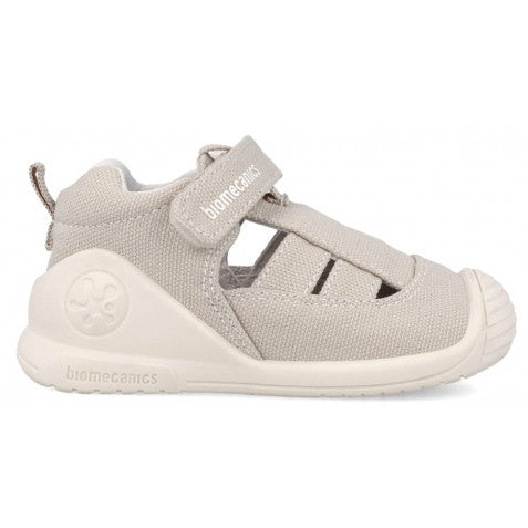 Biomecanics sandale baieti din panza canvas 18-24 Pique Beige Claro Imagine secundară a produsului