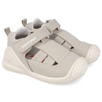Biomecanics sandale baieti din panza canvas 18-24 Pique Beige Claro
