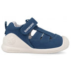 Biomecanics sandale baieti din panza canvas 18-24 Pique Petrol simplu