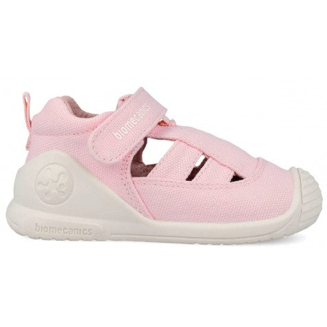 Biomecanics sandale fete din panza canvas 18-24 Pique Rosa simplu Imagine secundară a produsului
