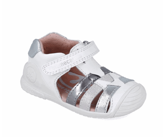 Biomecanics sandale fete 18-25 Napa Blanco Y Plata