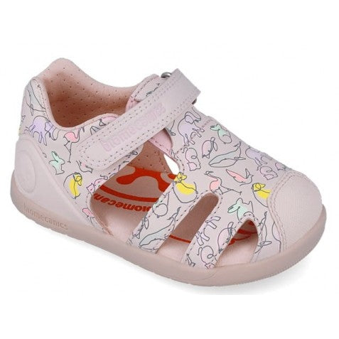 Biomecanics sandale fete 24-26 Sauvage Cotton cu animale