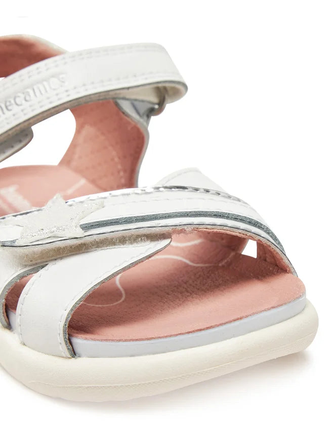 Biomecanics sandale fete 25-27 Napa Blanco cu stea