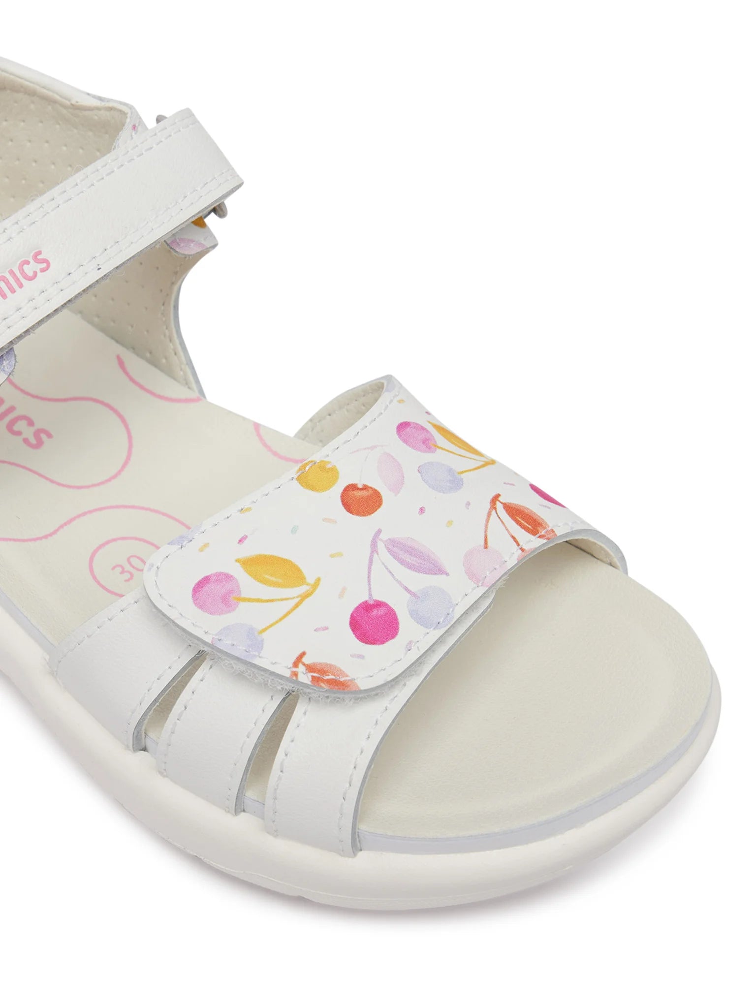Biomecanics sandale fete 25-32 Napa Blanco cu cirese