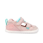 Biomecanics sandale fete Barefoot din panza canvas 19-26 Pique Rosa