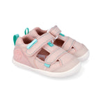Biomecanics sandale fete Barefoot din panza canvas 19-26 Pique Rosa