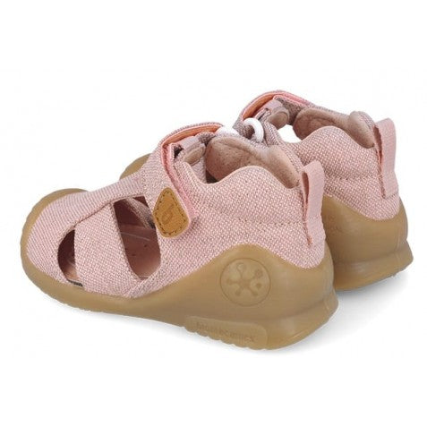 Biomecanics sandale fete din panza 18-24 Lurex Rosa