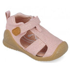 Biomecanics sandale fete din panza 18-24 Lurex Rosa