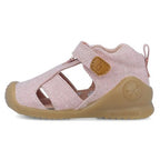 Biomecanics sandale fete din panza 18-24 Lurex Rosa
