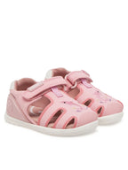 Biomecanics sandale fete din panza 18-24 Pique Rosa cu delfin