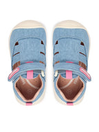 Biomecanics sandale fete din panza canvas 18-24 Lurex Jeans