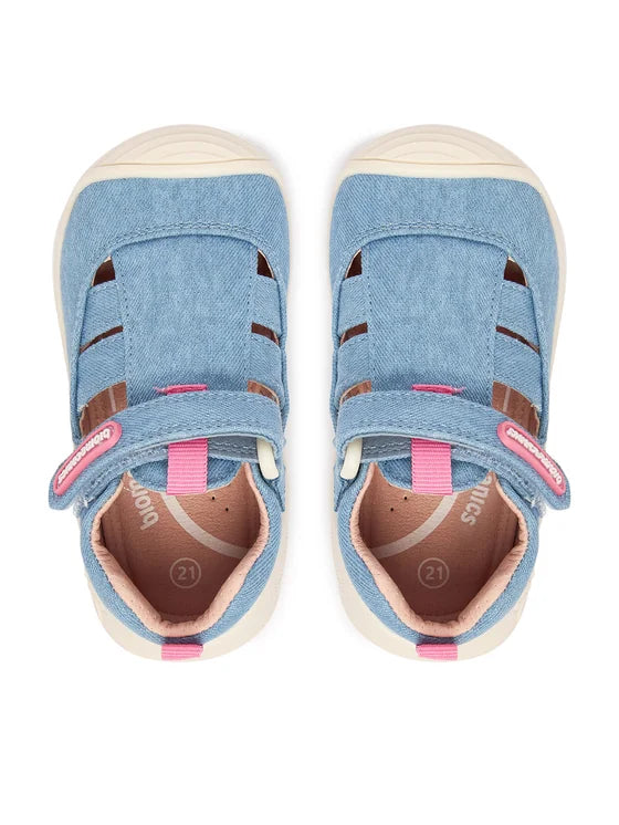 Biomecanics sandale fete din panza canvas 18-24 Lurex Jeans