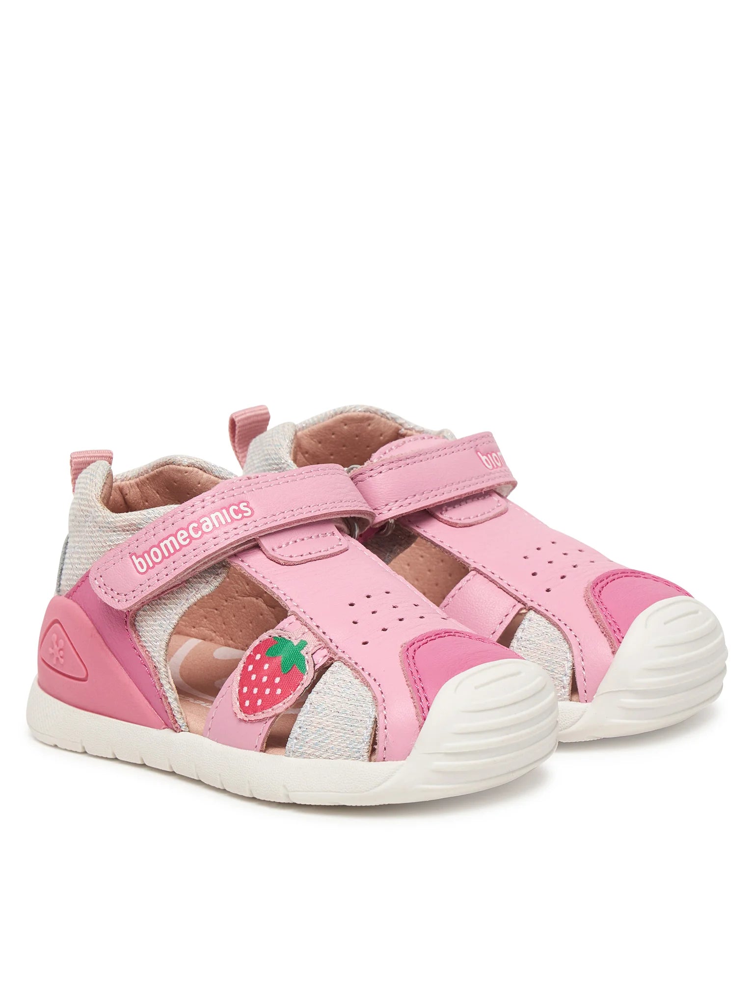 Biomecanics sandale fete Primii Pasi 18-25 Sauvage Candy cu capsuna