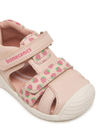Biomecanics sandale fete Primii Pasi 18-25 Sauvage Cotton cu capsune