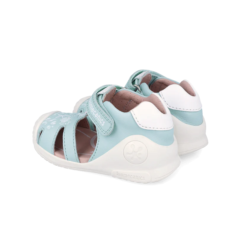 Biomecanics sandale fete Primii Pasi 18-25 Sauvage Sky Ocean