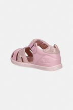 Biomecanics sandale fete Barefoot Primii Pasi cu varf protejat 19-26 Sauvage Candy cu catel
