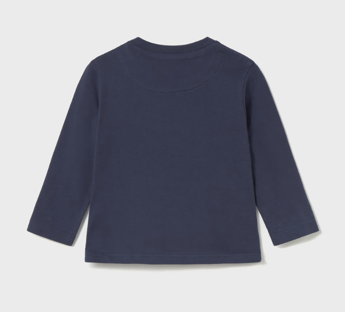 Mayoral bluza baieti cu imprimeu masina 6-48 luni Azul