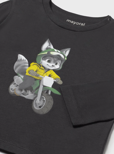 Mayoral bluza baieti cu imprimeu 6-48 luni Shadow