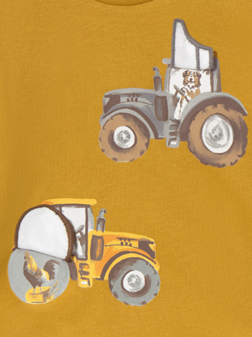 Mayoral bluza baieti cu imprimeu 6-48 luni Mustar Tractor