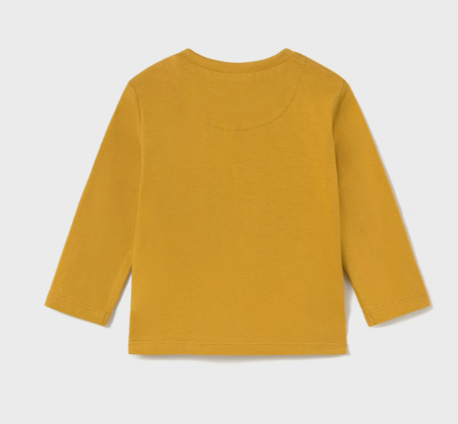 Mayoral bluza baieti cu imprimeu 6-48 luni Mustar Tractor