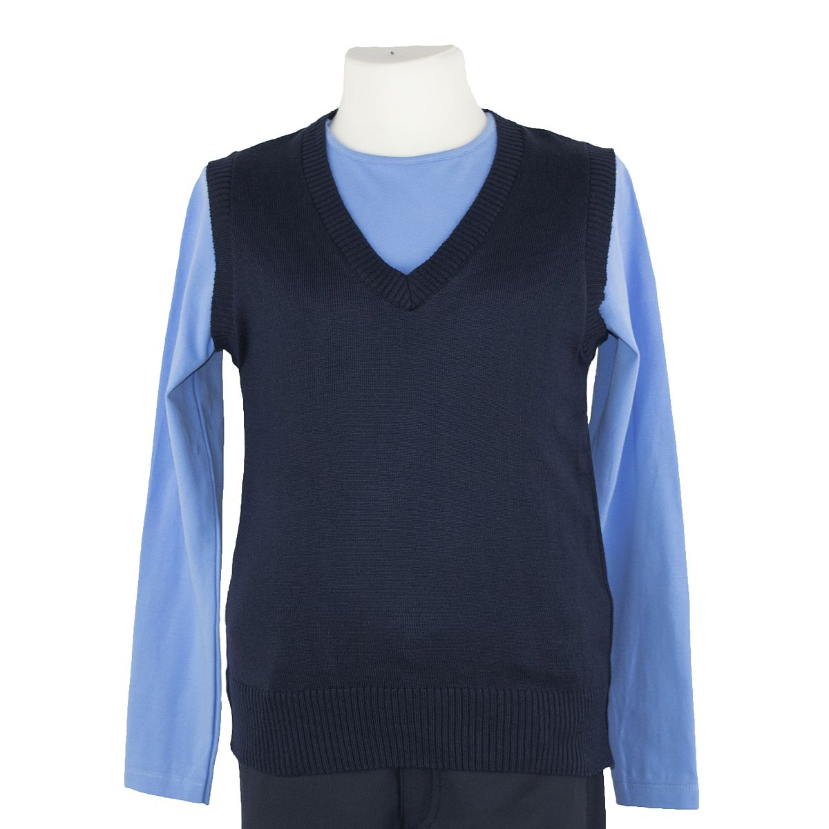 Bluza Adamo cu maneca lunga 5-12 ani Blue 02