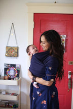 Boba Wrap Classic pentru purtarea bebelusilor 0m+ Navy Blue