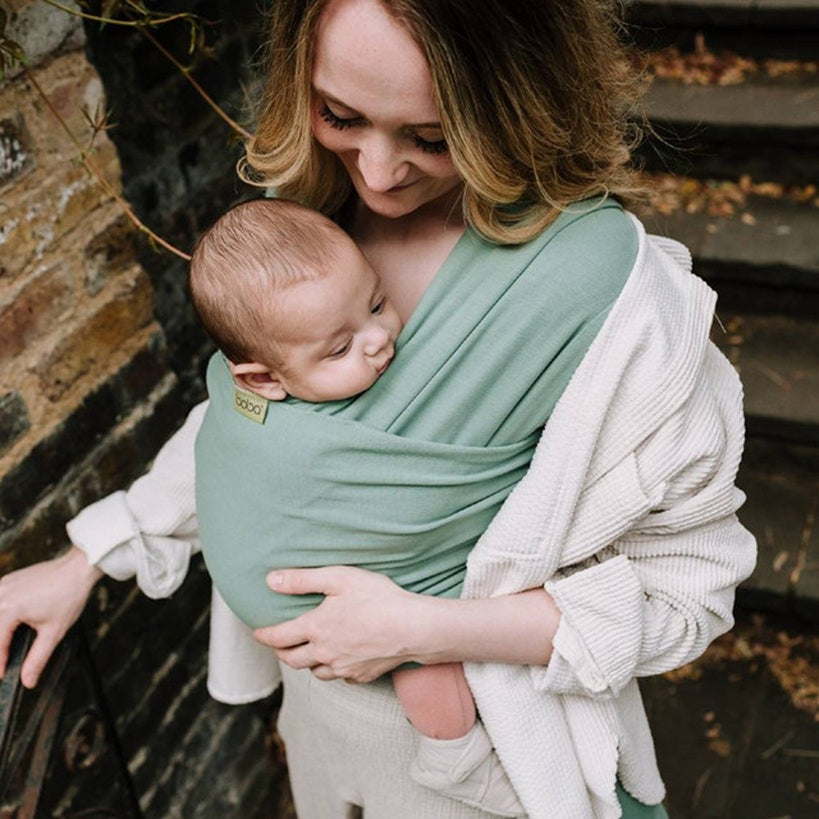 Boba Wrap Classic pentru purtarea bebelusilor 0m+ Sage Green