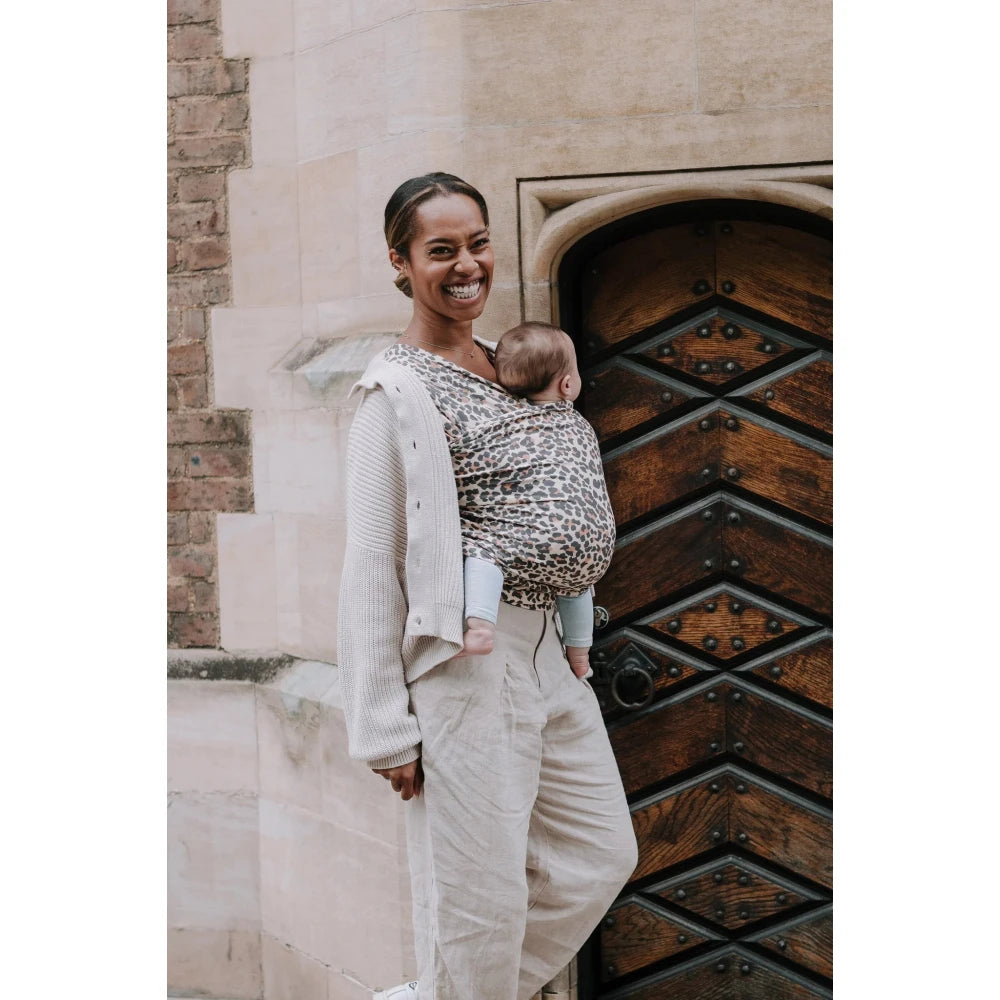 Boba Wrap elastic din bumbac 0m+, Leopard Imagine secundară a produsului