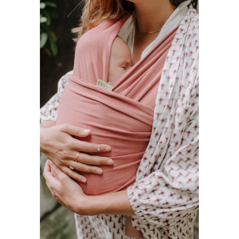 Boba Wrap elastic pentru purtarea bebelusilor 0m+, Dusty Pink Imagine principală a produsului