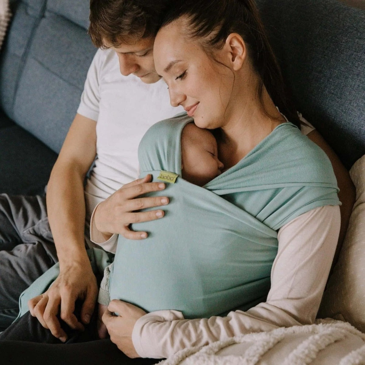 Boba Wrap elastic Serenity pentru purtarea bebelusilor 0m+