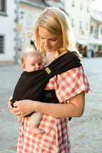 Boba Wrap ergonomic hibrid Bliss din bumbac 3.2-16 kg Black V2