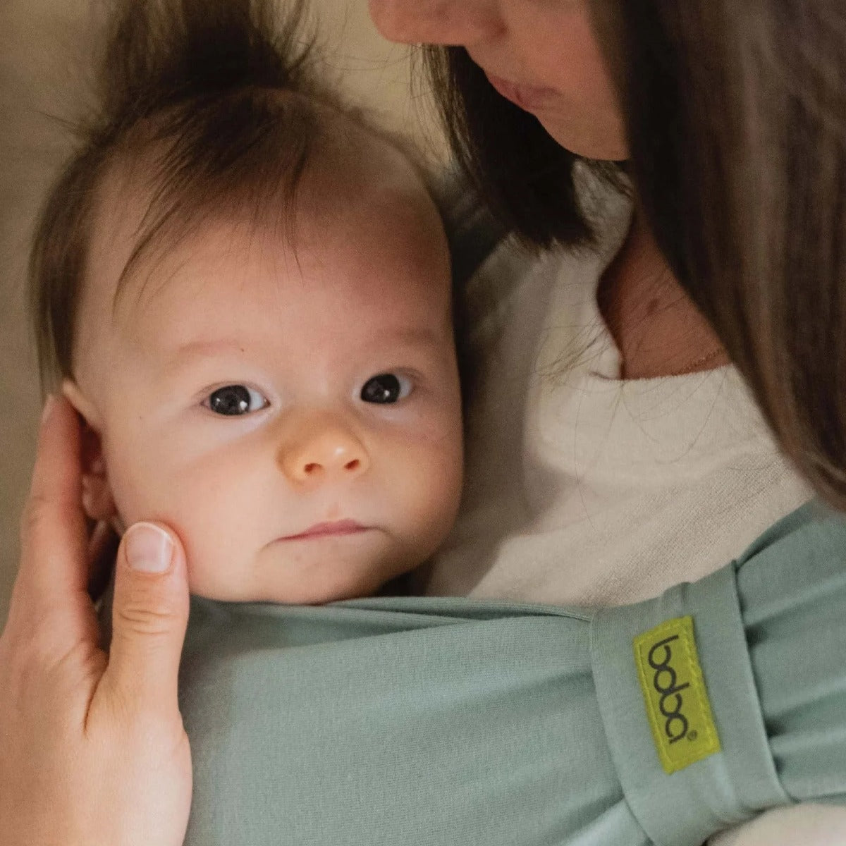 Boba Wrap ergonomic hibrid Bliss din bumbac 3.2-16 kg Sea Mist