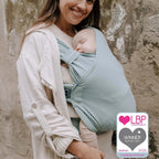 Boba Wrap ergonomic hibrid Bliss din bumbac 3.2-16 kg Sea Mist