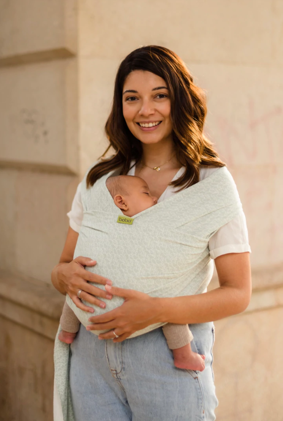 Boba Wrap elastic din bambus 0m+, Whisper 01 Imagine principală a produsului