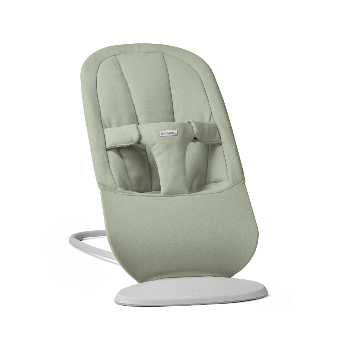 BabyBjorn balansoar Begin 0-9 luni Light Green tesatura periata Imagine principală a produsului