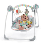 Bright Starts leagan portabil 0-9 kg Whimsical Wild  02