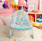 Bright Starts balansoar Rosy Rainbow 2în1 pentru 0m+