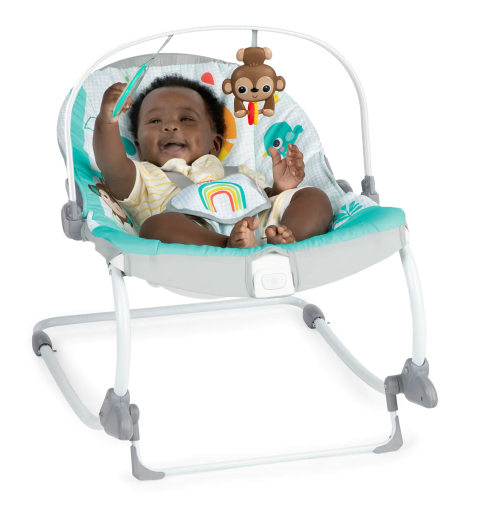 Bright Starts balansoar Wild Vibes 2in1 pentru 0m+ Imagine secundară a produsului